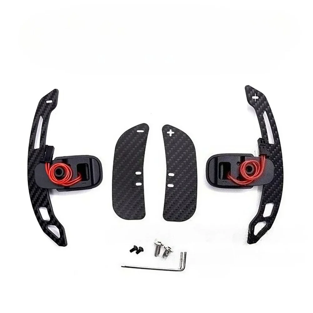 لمرسيدس بنز AMG2017 عجلة توجيه سيارة ألياف الكربون المغناطيسي مجداف التحول التمديد #2