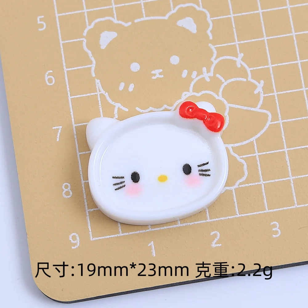 36/120 قطعة سانريو لوحة الحيوان لطيف الإبداعية DIY بها بنفسك كريم جل جراب هاتف أغطية الرأس مشبك شعر اكسسوارات الراتنج اكسسوارات