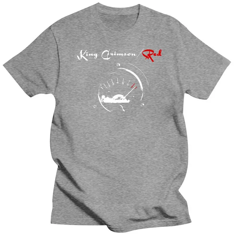 Mens Clothing  King Crimson Men Red Speedometer T Shirt Black