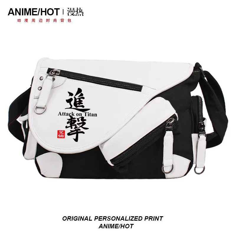 حقيبة ظهر Attack Giant Perimeter Freedom Wing بكتف واحد وحقيبة ظهر ذات سعة كبيرة وحقيبة ظهر أنيمي