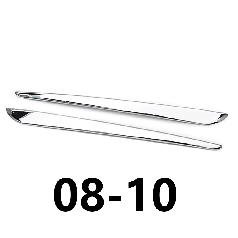 For HONDA Accord 8th 2008 2009 2010 2011 2012 Front Fog light Lamp Cover Trim Foglight Lamp Shade Frame Decoration Bumper Chrome