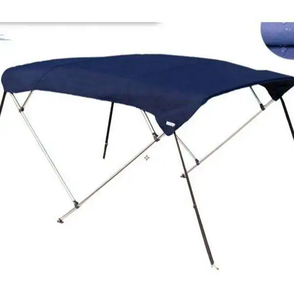 

Universal Fit Heavy Duty Bimini Top 2.3M, Aluminum Alloy Boat Canopy Anti-UV Sun Shade for Fishing Boat/Yacht