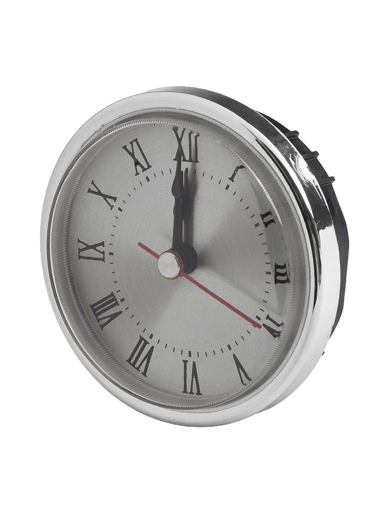 Replacement DIY Quartz Clock Movement Insert 65MM Diameter Featuring Roman Numerals For Wall Clocks And Craft Clock Parts