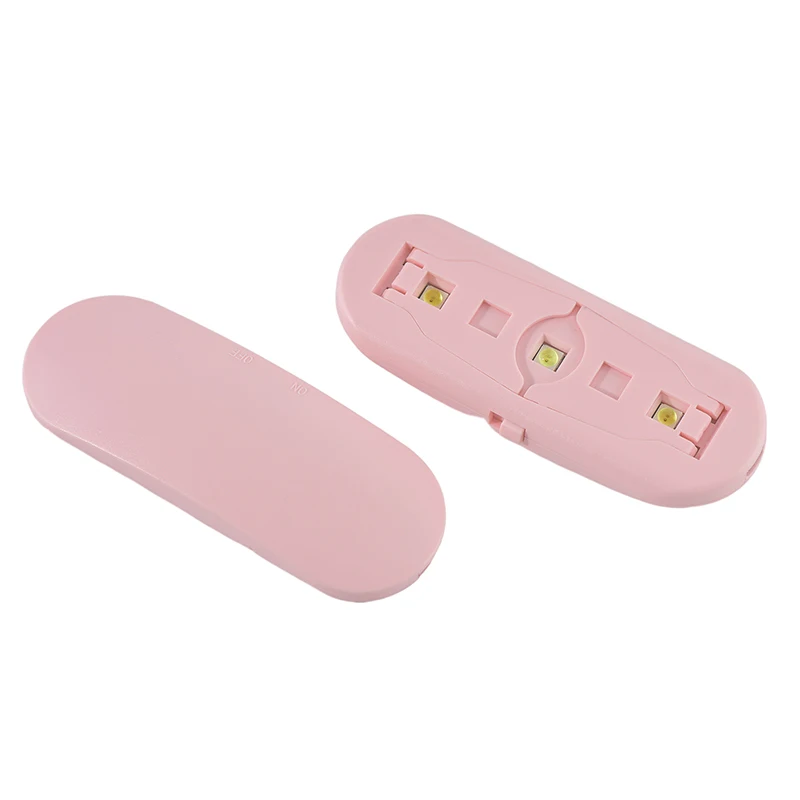 Mini secador de uñas con luz LED UV, máquina de curado de esmalte de Gel, 3 LED, lámpara UV portátil de carga USB de 6W con Cable USB