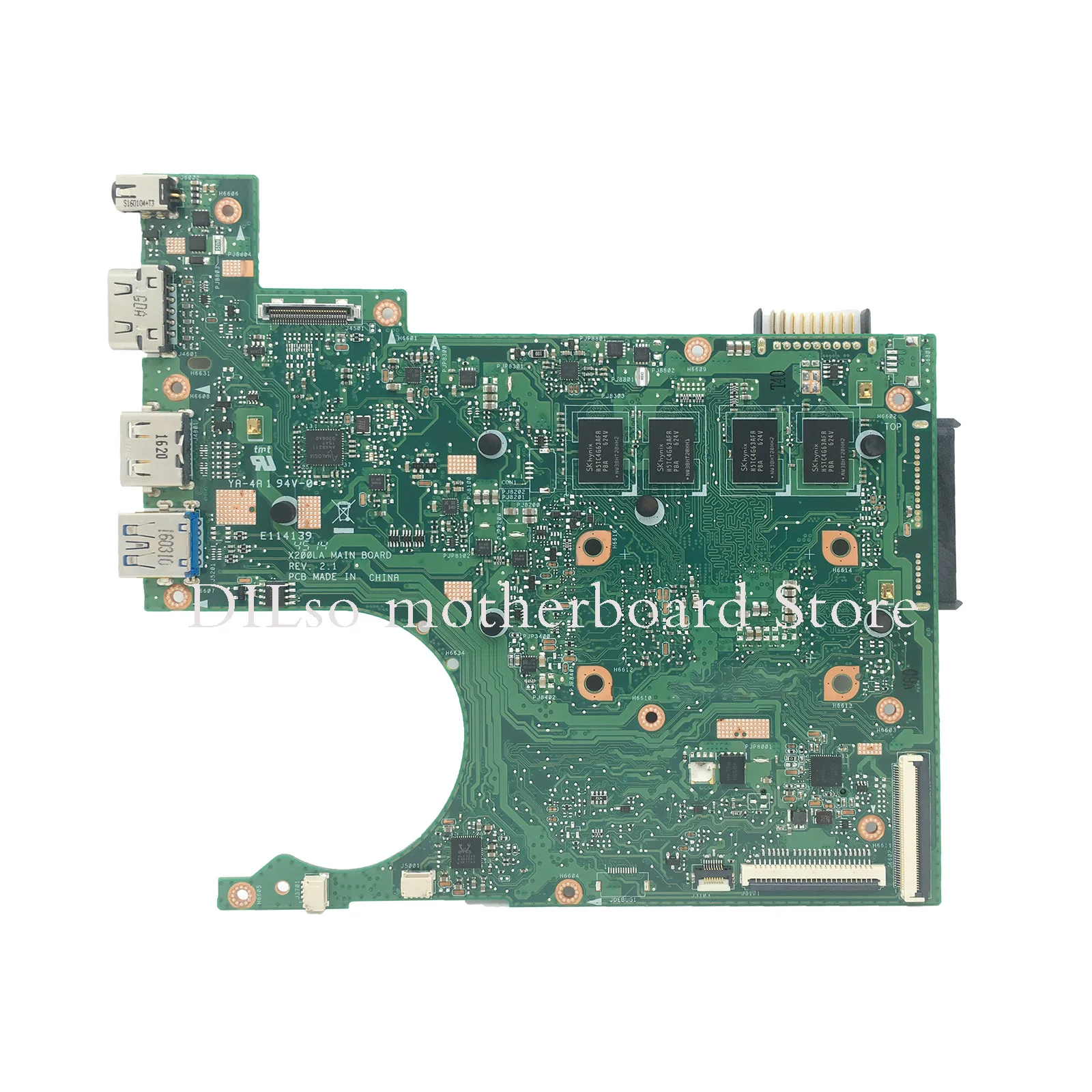 KEFU-placa base X200LA I3-4010U, 4GB de RAM, REV2.1, para Asus F200LA, F200L, X200L, X200LA, 100% probada