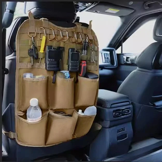 Car seat back storage bag hanging bag tactical backrest hanging storage bag