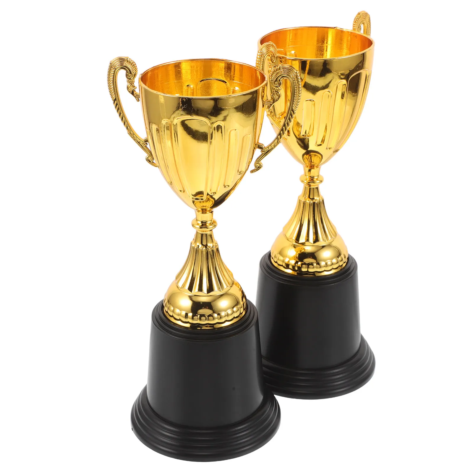 2 Pcs Football Trophies Soccer Trophy Awards Competition
