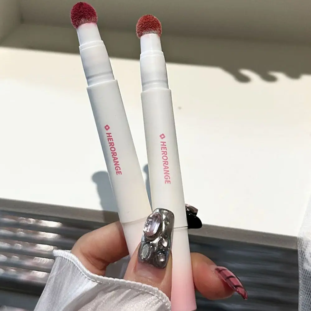 Portable Velvet Liquid Lipstick Soft Cream Air Lip Glaze Long Lasting Waterproof Matte Air Cushion Lip Cream Autumn Winter