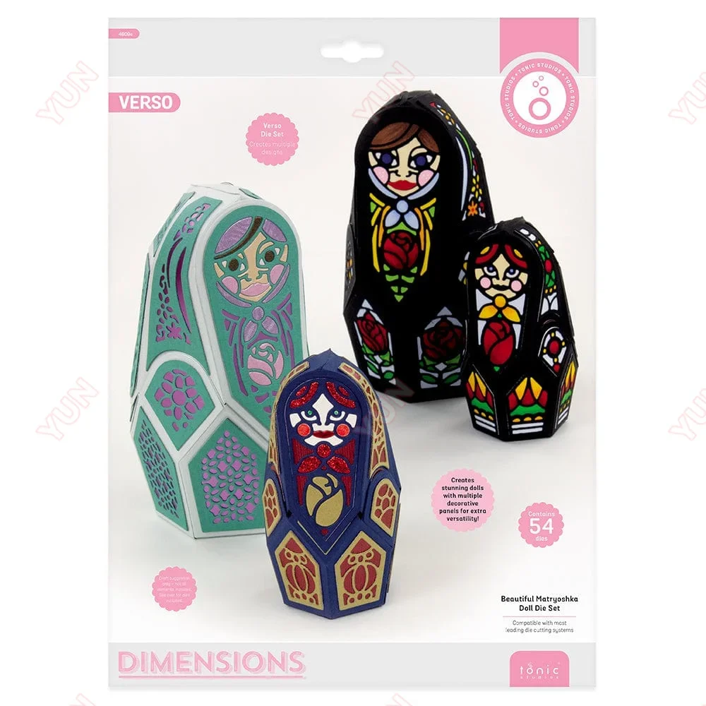 Beautiful Matryoshka Doll Die Set New Metal Cutting Dies Scrapbooking DIY Album Making Papers Cards Embossing Crafts Supplies