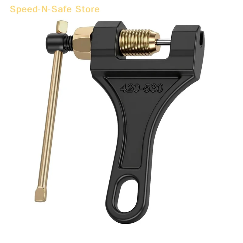 

Universal Chain Breaker Tool For All-Terrain Vehicles – Durable Steel Design For 420-530 Chains, Easy DIY Motorcycle Repair