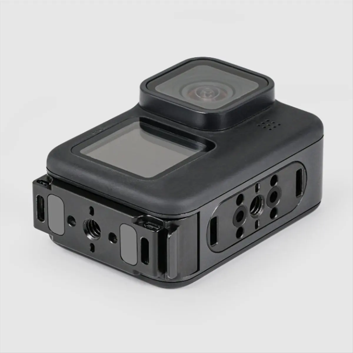 ABJA For GoPro 13/12/11/10/9/8 Vertical Shoot Dual-Card Waterproof Battery Cover Quick Release Expansion Side Cover