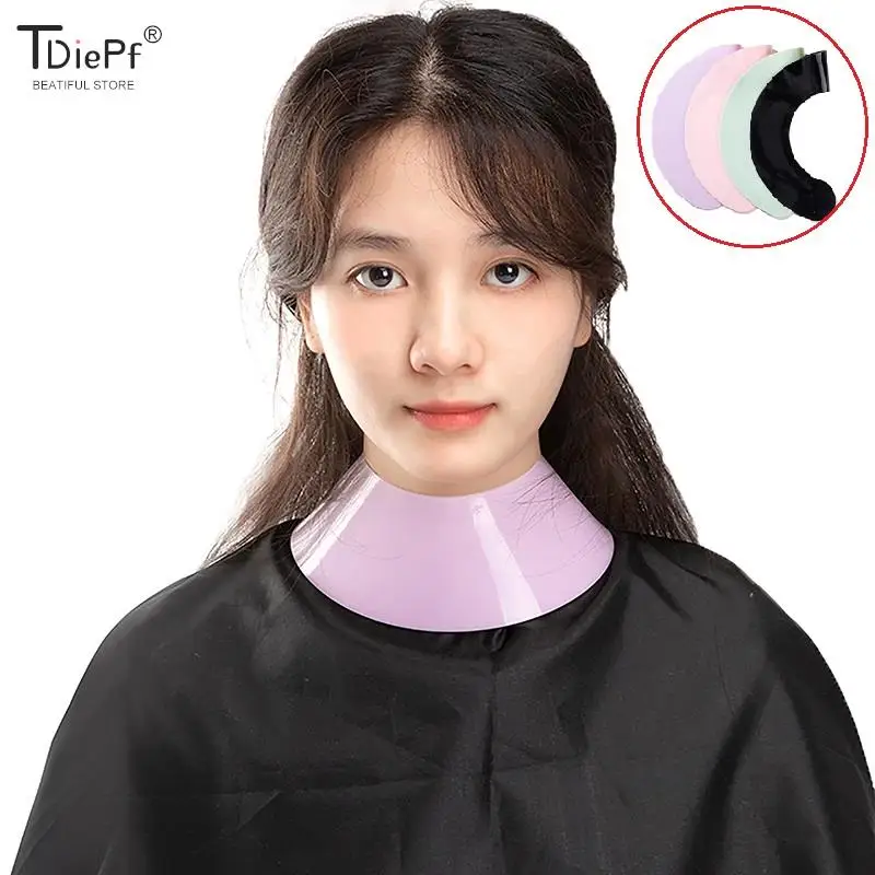 

1PC Silicone Neck Protector Scarf Haircut Wrap Salon Collar Hair Dye Shawl Barber Shop Shatterproof Pad Hairdressing CuttingWrap