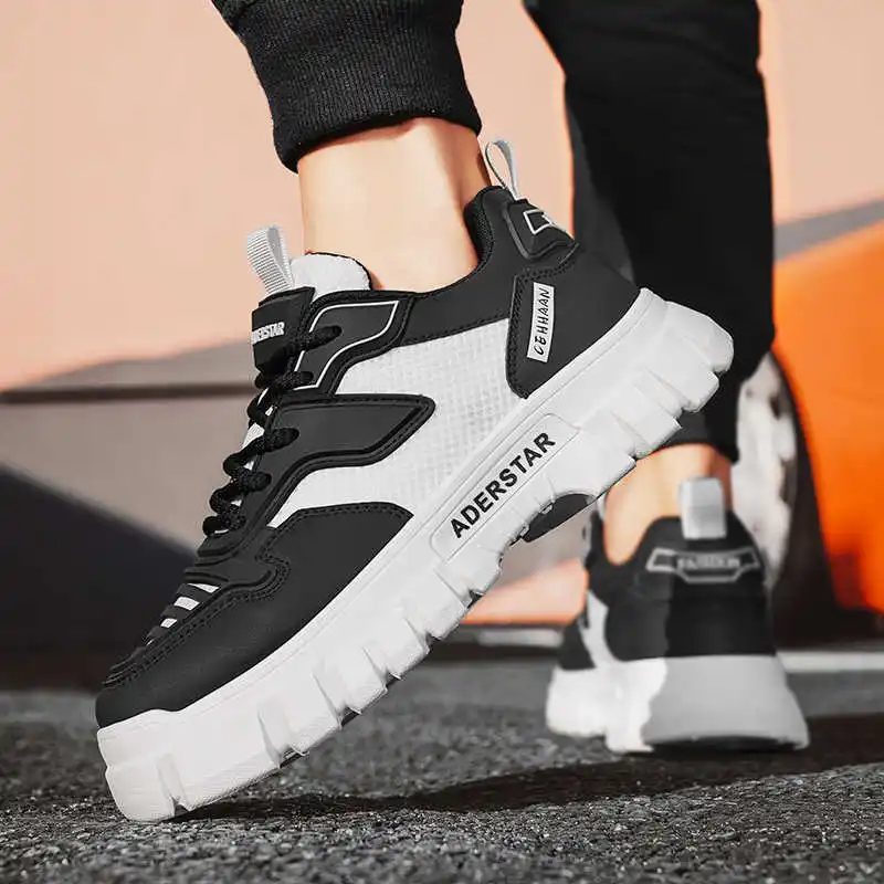 

Повседневная мужская домашняя обувь на шнуровке с высокой подошвой Vip, мужские кроссовки, роскошные спортивные командные кроссовки, высокая мода, крутые