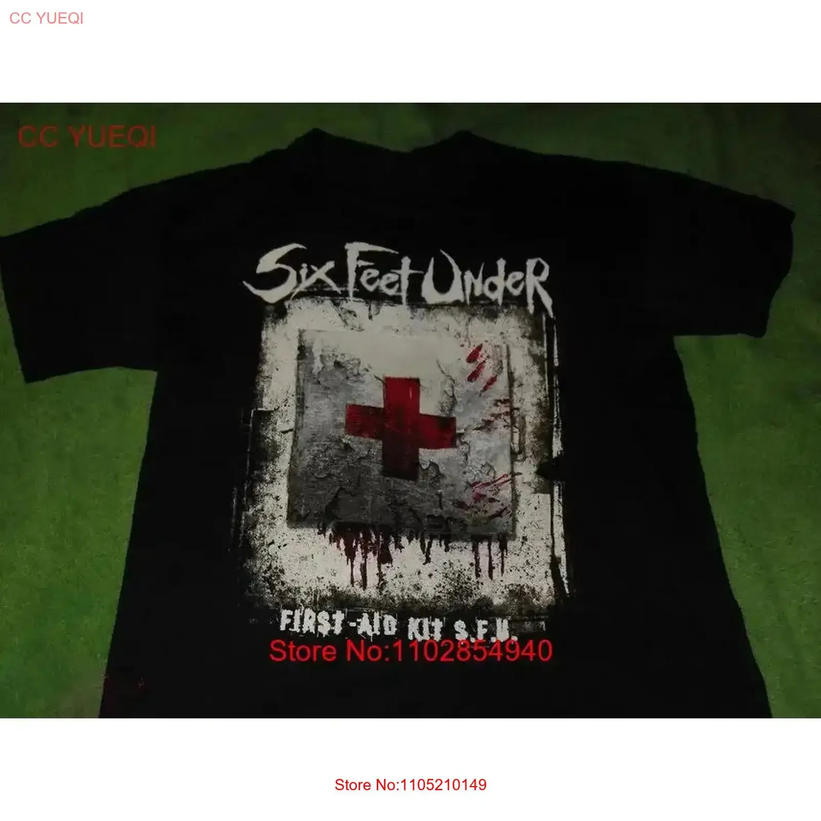 

Футболка SIX FEET UNDER, хлопковая черная футболка от S до 3XL NB1628, винтажная стираная универсальная уличная одежда, удобная повседневная одежда