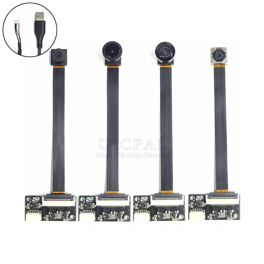 OV5640 USB Camera Module New USB Cable UVC Drive-free to 5Pin 66 120 160 Degrees Auto Focus HD 5MP for Android WIN XP 7 8 10