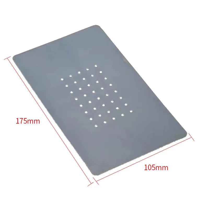 Separador de vácuo antiderrapante com tela lcd, almofada de silicone separadora para tela lcd com buraco, alta temperatura, almofada de sucção a vácuo perfurada
