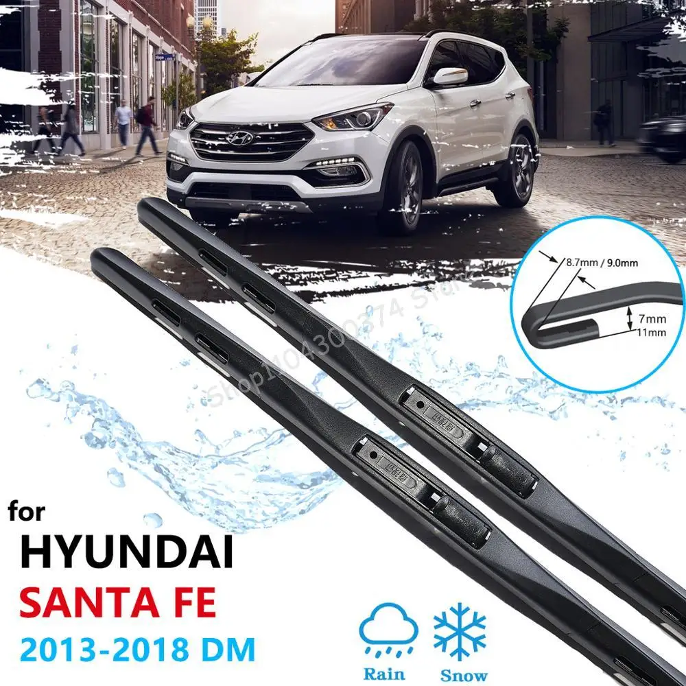 

for Hyundai Santa Fe 2013 2014 2015 2016 2017 2018 DM IX45 Car Wiper Blade Windscreen Windshield Wipers Car Accessories j Hook