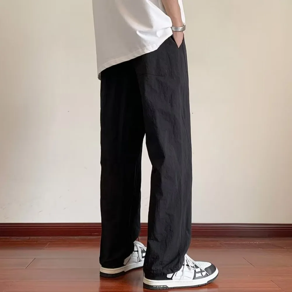 

Japanese-style relaxed straight-leg pure cotton work pants for men and women, suitable for spring and summer