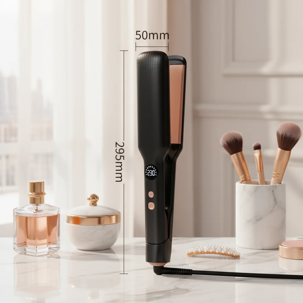 Floating   Flat Iron for Hair Temperature Adjustment Straightening Iron Professional Hair Straightener