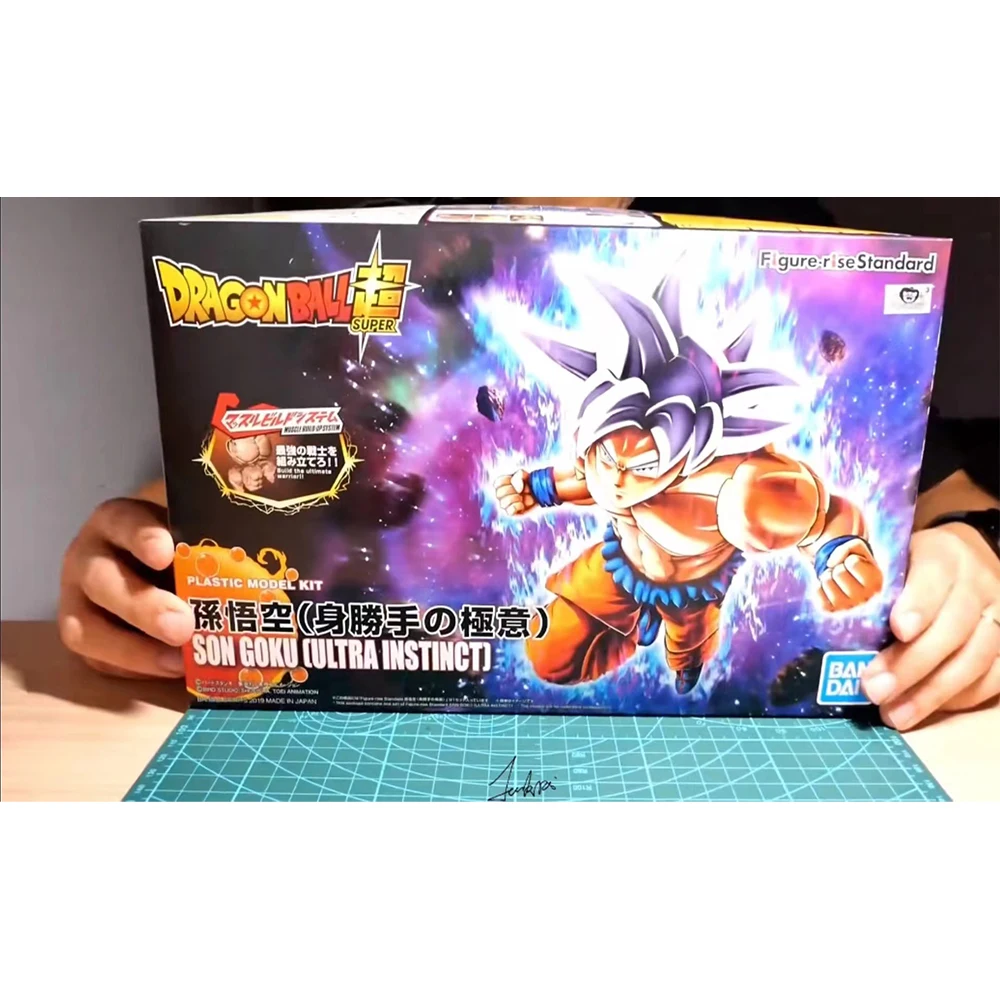 

Genuine Bandai Dragonball Action Figures Son Goku Ultra Instinct FRS Series Collectible Model Desk Decoration Kid Toy Gift