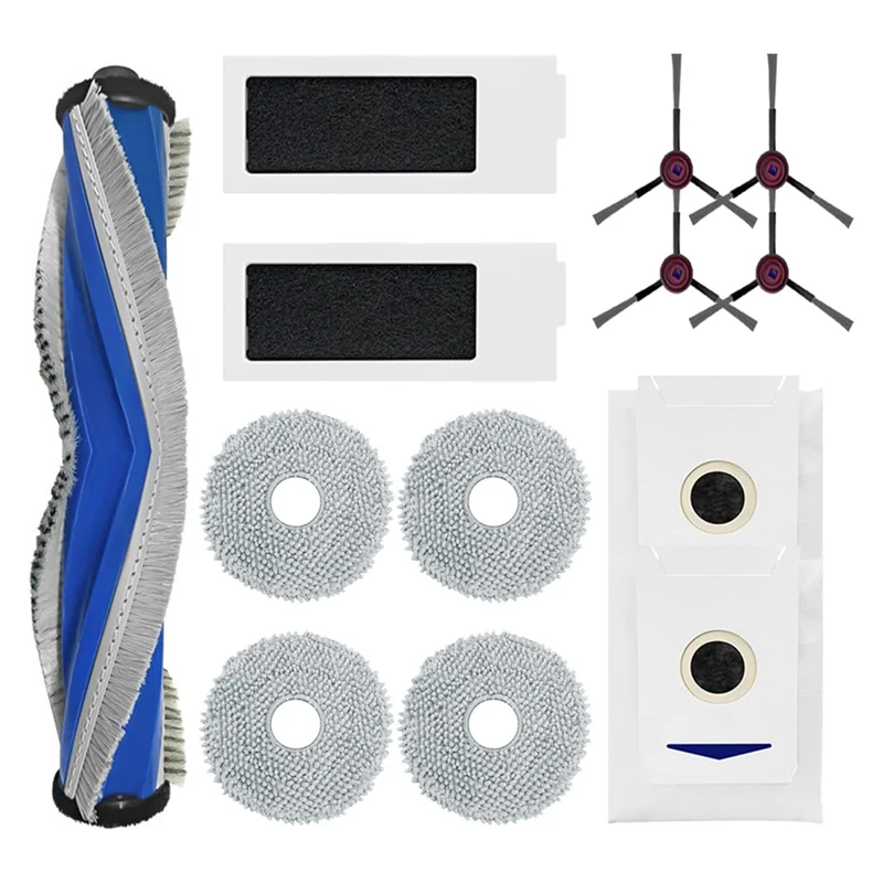 M04K Replacement For Yeedi M12 PRO+ Accessories Robot Vacuum Cleaner Main Side Brush Hepa Filter Mop Cloth