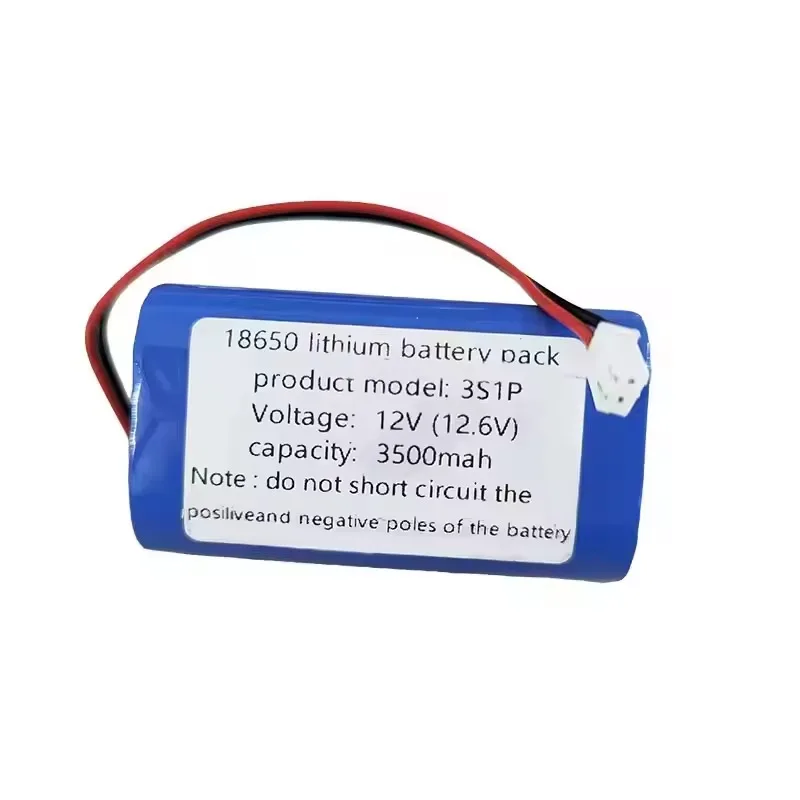 Batterie Li-ion 18650 12,6V/11,1V 3500mAh 3S1P 12V - Convient Pour Caméra CCTV, Pistolet À Fascias, Alimentation De Secours