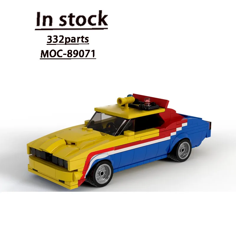 

MOC-89071 New Classic Sports Iconic Supercar Racing Building Block Model 332 Parts Creative Boys Children's Birthday Toy Gift