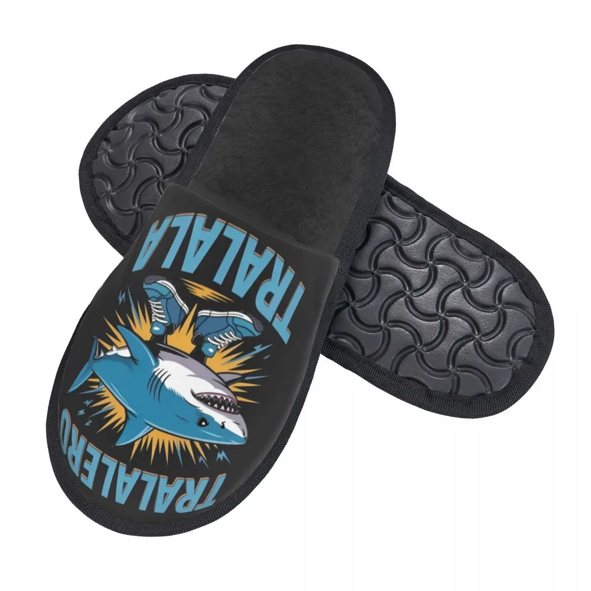 Custom Italian Brainrot Guest Slippers for Bedroom Women Animals Cartoon House Slipper