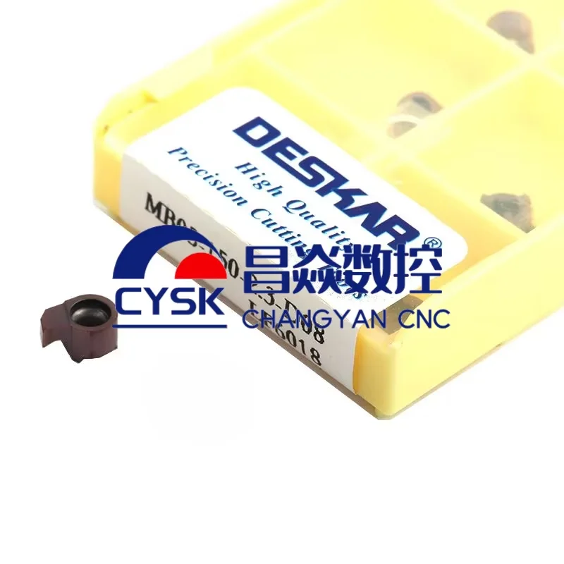 

DESKAR MB09 100 150 200 250 300 LF6018 Carbide Inserts Comma MB Slotting insert CNC Lathe Grooving Turning Tools
