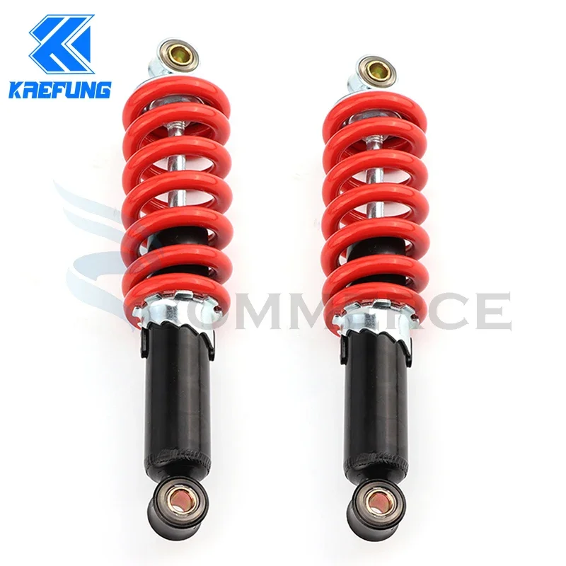 10mm Spring 250mm/260mm Motorcycle Front and Rear Shock Absorber Damping Suitable for 50cc-125ccATV Kart Dirt Bike Quad Bike Par