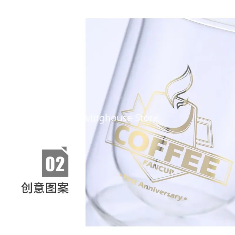 Double Wall Glass Cafe Mug Heat Resistant Walled Coffee Milk Drink Cup Thermal Insulated Drinkware Creative Household 200 300mL