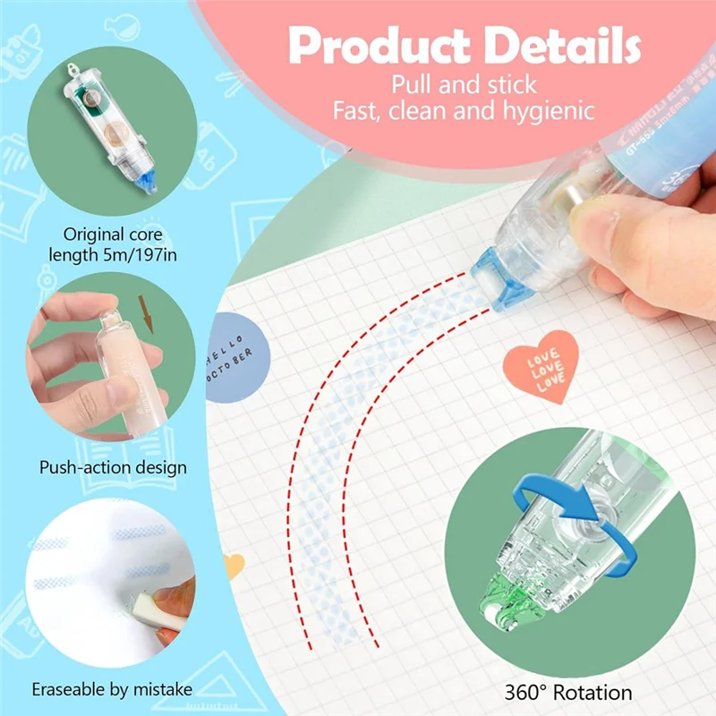 10-pack-retractable-double-sided-tape-runner-refillable-adhesive-tape-roller-023-inch-x-1640-ft-glue-tape-roller-easy-to-use