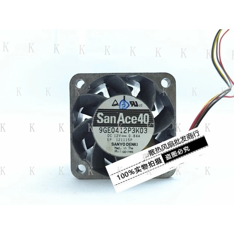 C   FOR 4028 4CM 9GE0412P3K03 12V 0.83A 4-line large air volume cooling fan #xz