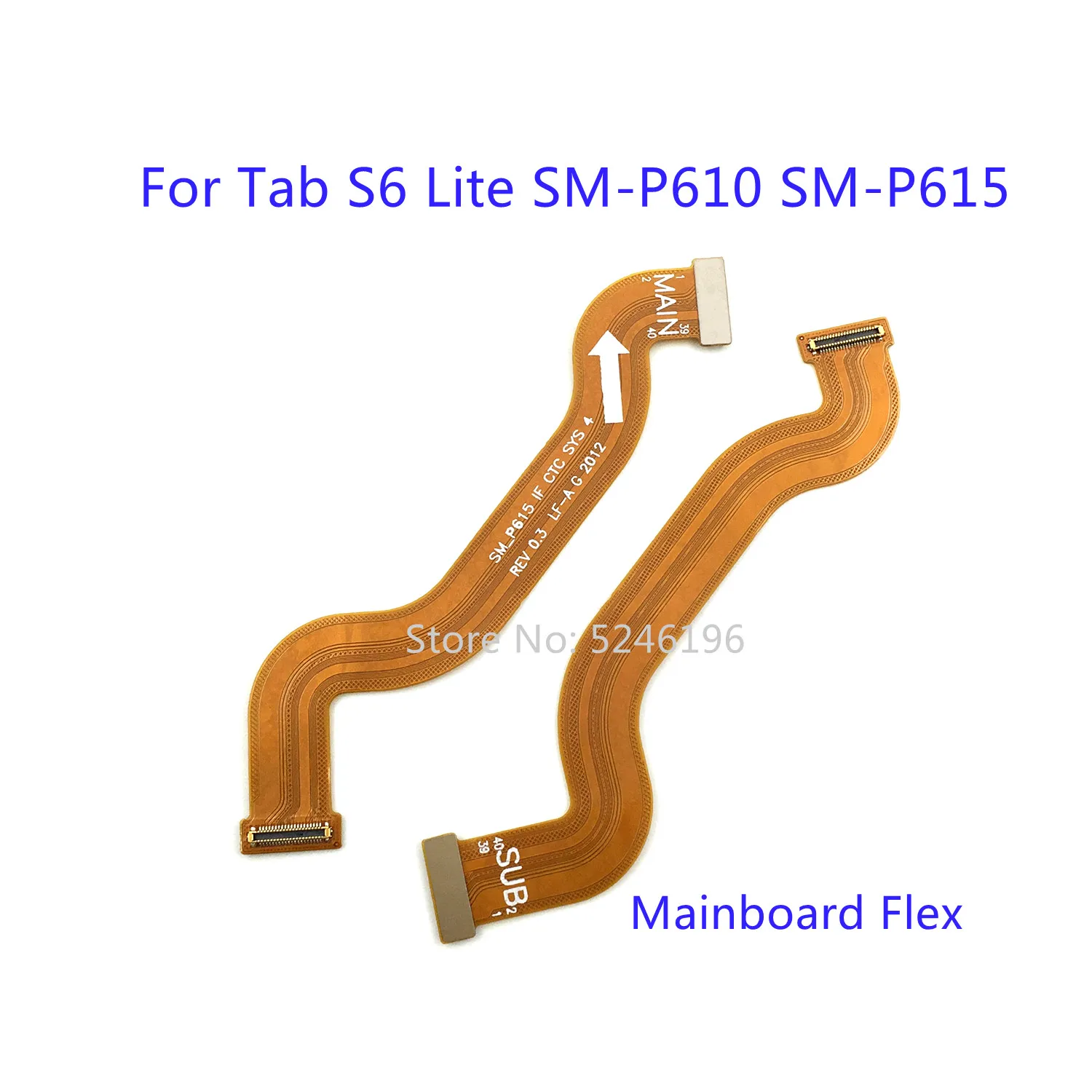 

1 шт., гибкий кабель для зарядки основной платы для Samsung Galaxy Tab S6 Lite SM-P610 S6 Lite SM-P615 SM-P615N, замена