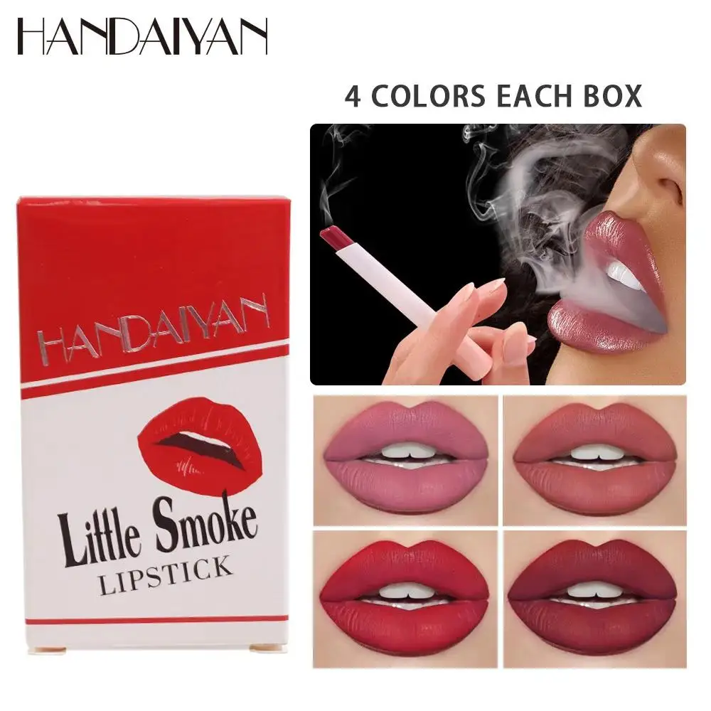 cigarette lipstick pack Amazon.com : BEUKING 4Pcs Cigarette Case Lipstick Long-Lasting Non-Sticky  Matte Nude Lipstick Set Lightweight Mini Velvety Lip Gloss Little Smoke  Tube Style Lip Tint Festivals Gift for Women Daily Lip Makeup (A) :