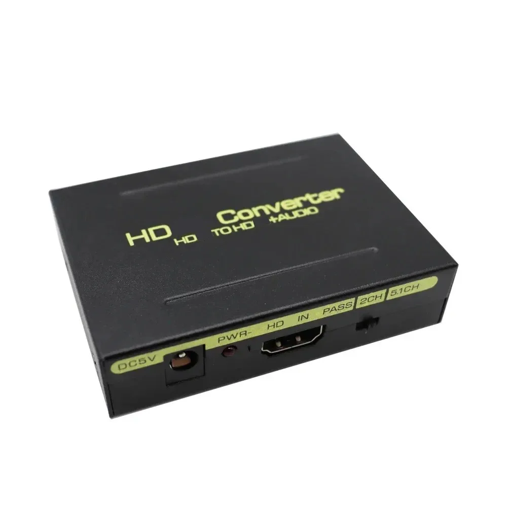 Audio Extractor Converter To HDMI-compatible SPDIF Optical RCA Adapter Support 5.1CH Format Output HDMI Audio Splitter