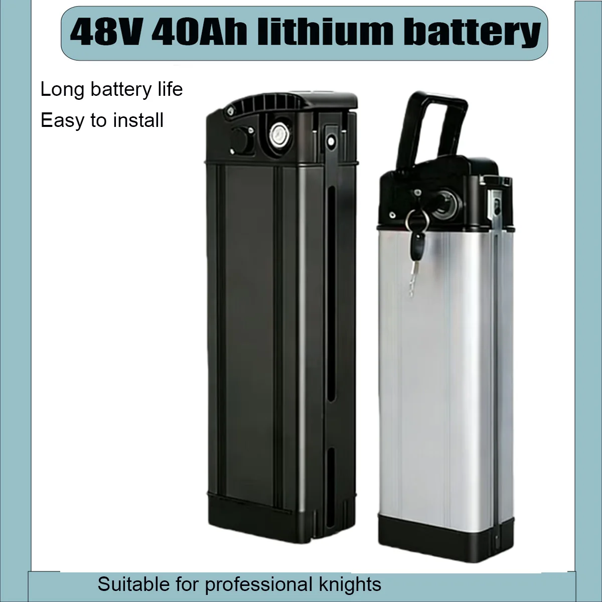 New 48V 40Ah 30AH 21AH Lithium Battery 18650 Original for 250W 350W 750W 500W 450W 1000W 1500W Motor with Built-in BMS + Charger
