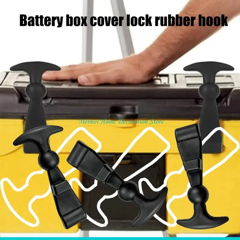 H7BF 4pcs T Handle Fasteners Engine Cover Stabilizers for Construction Vehicles