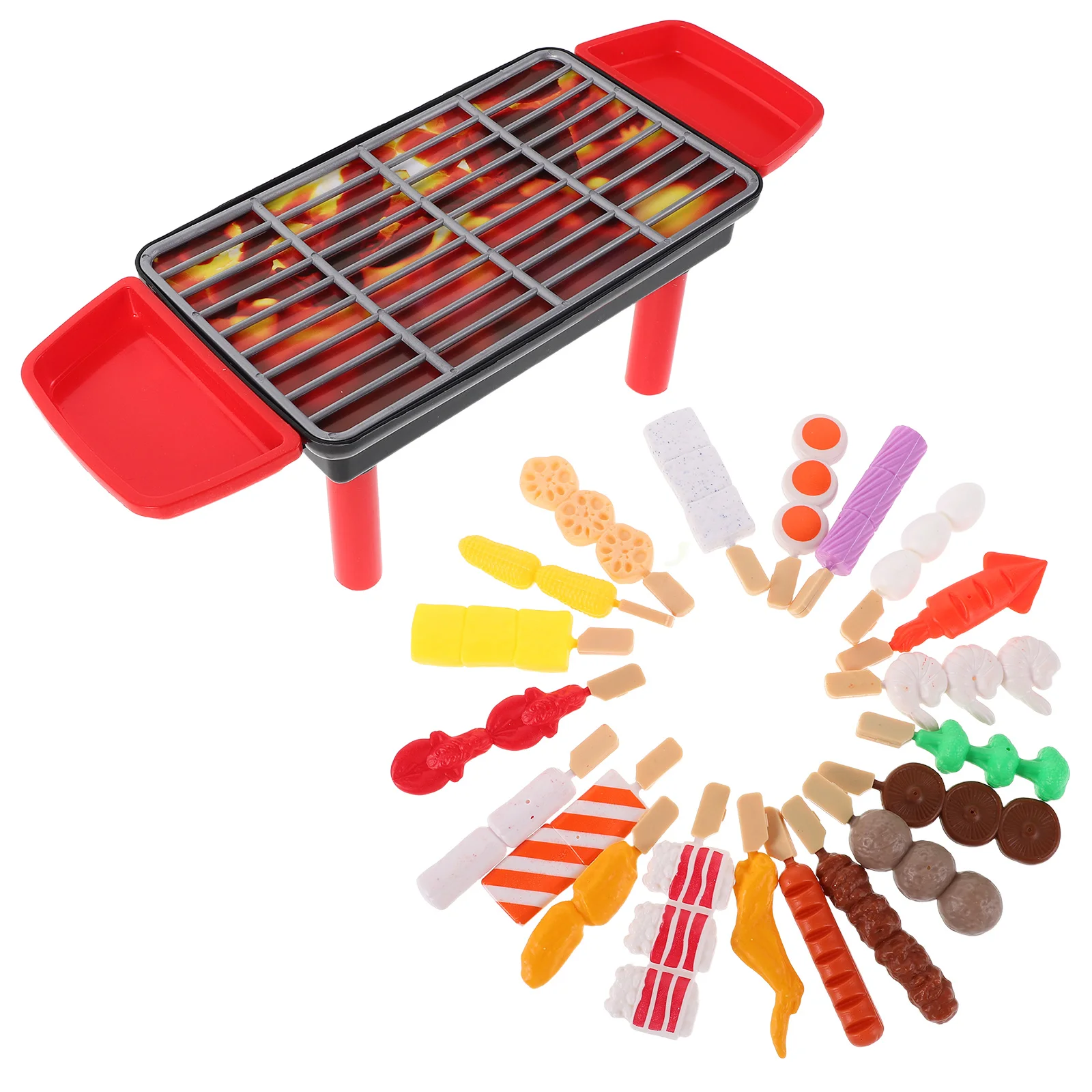 Set da gioco per barbecue da 20 pezzi Fai finta di giocare in cucina Design realistico Standout Caratteristiche Abilità motorie Creatività Giochi per famiglie