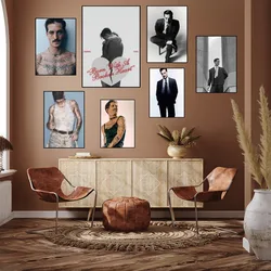 Singer Damiano David Born With a Broken Heart Poster Prints Wall Painting Bedroom Living Room Decoration Office Small