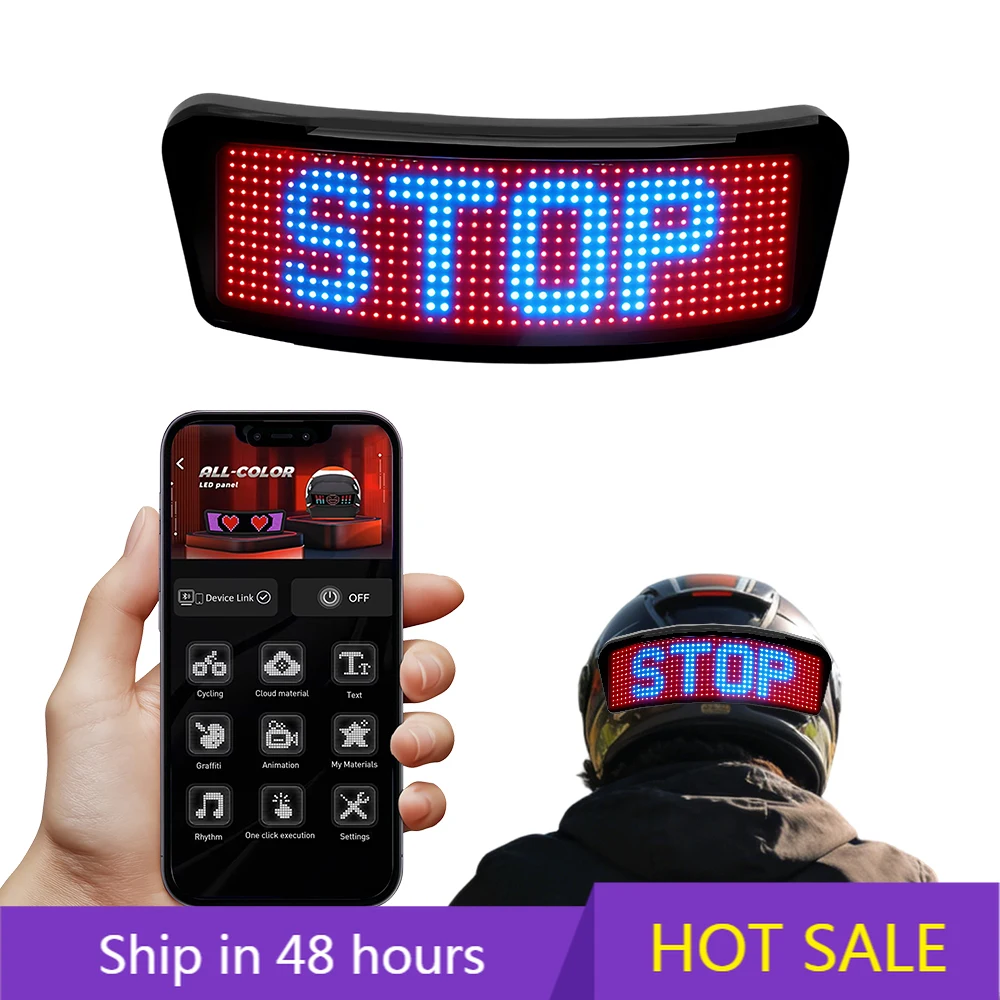 

POWER LEAP Helmet Light Smart LED Helmet Tail Lights for Motorcycle Bike Waterproof Motorcycle Helmet Light for Night Ride