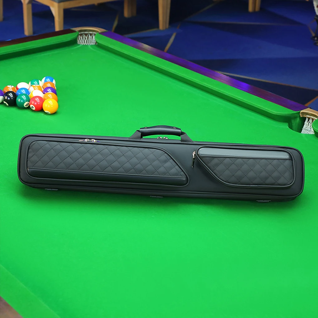 

Pool Cue Bag 1/2 Jointed Cue Case Dustproof Portable Billiard Pool Cue Carrying Bag for Travel Outdoor Billiard Accessories