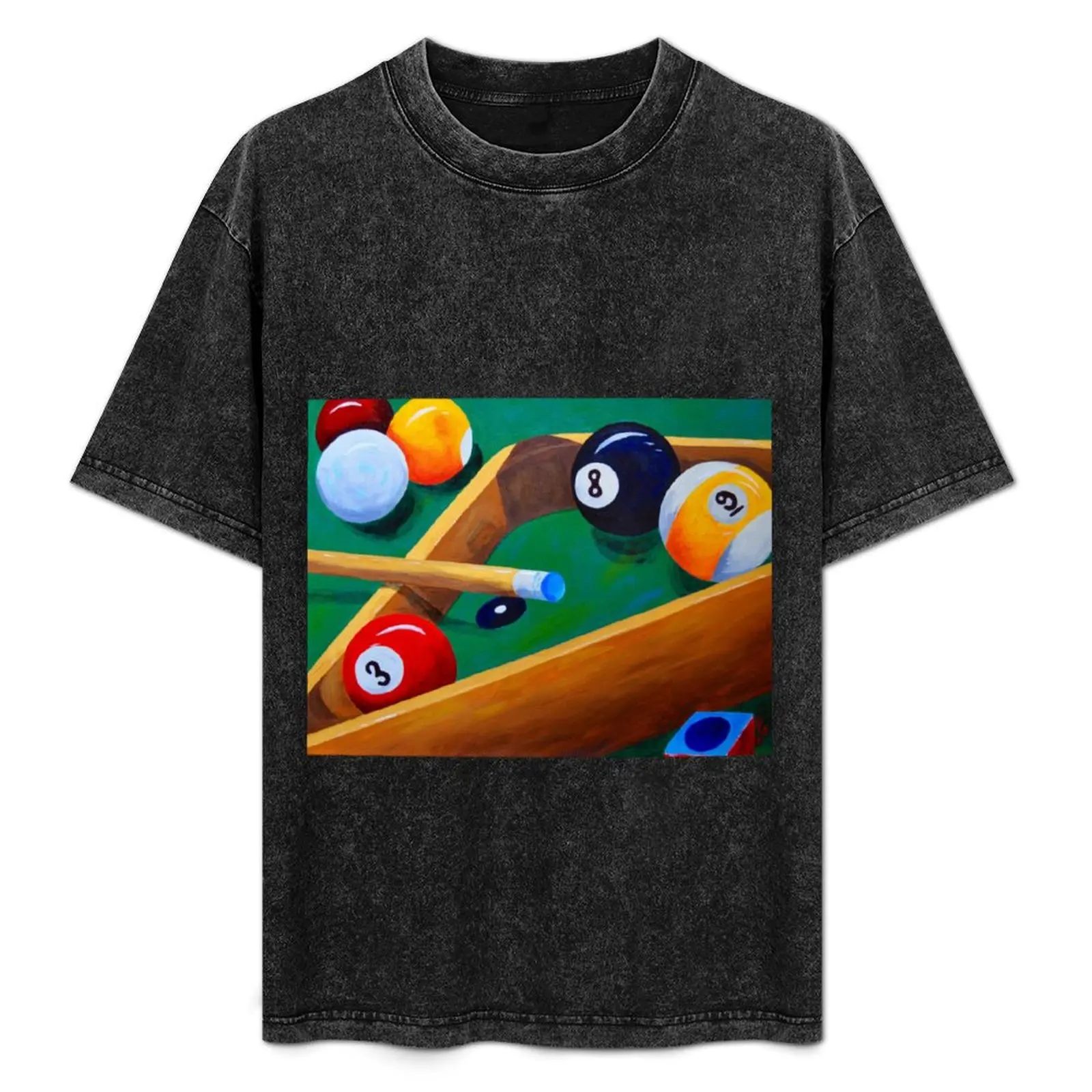 

Eight Ball T-Shirt Work Daily Short Sleeve Top