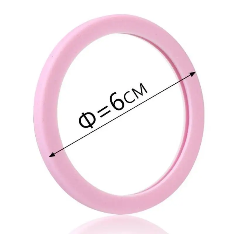 Draagbare ronde siliconen cosmetische spiegel Mini make-upspiegel voor handtas Portemonnee Zak Compact cosmetisch schoonheidshulpmiddel