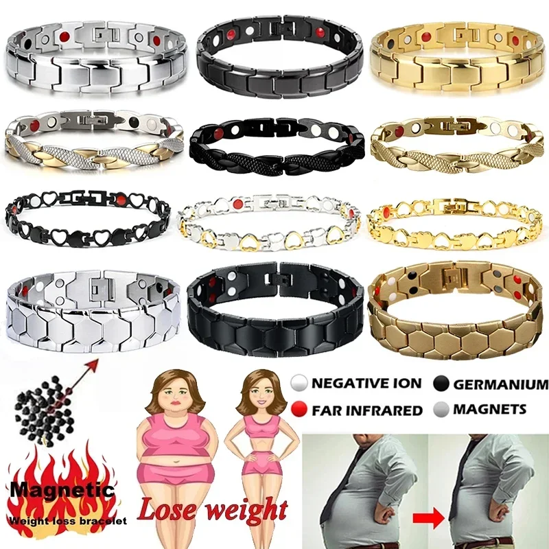 Weight Loss Dragon Energy Magnets Jewelry Slimming Bangle Bracelets Twisted Magnetic Power Therapy Bracelet Healthcare