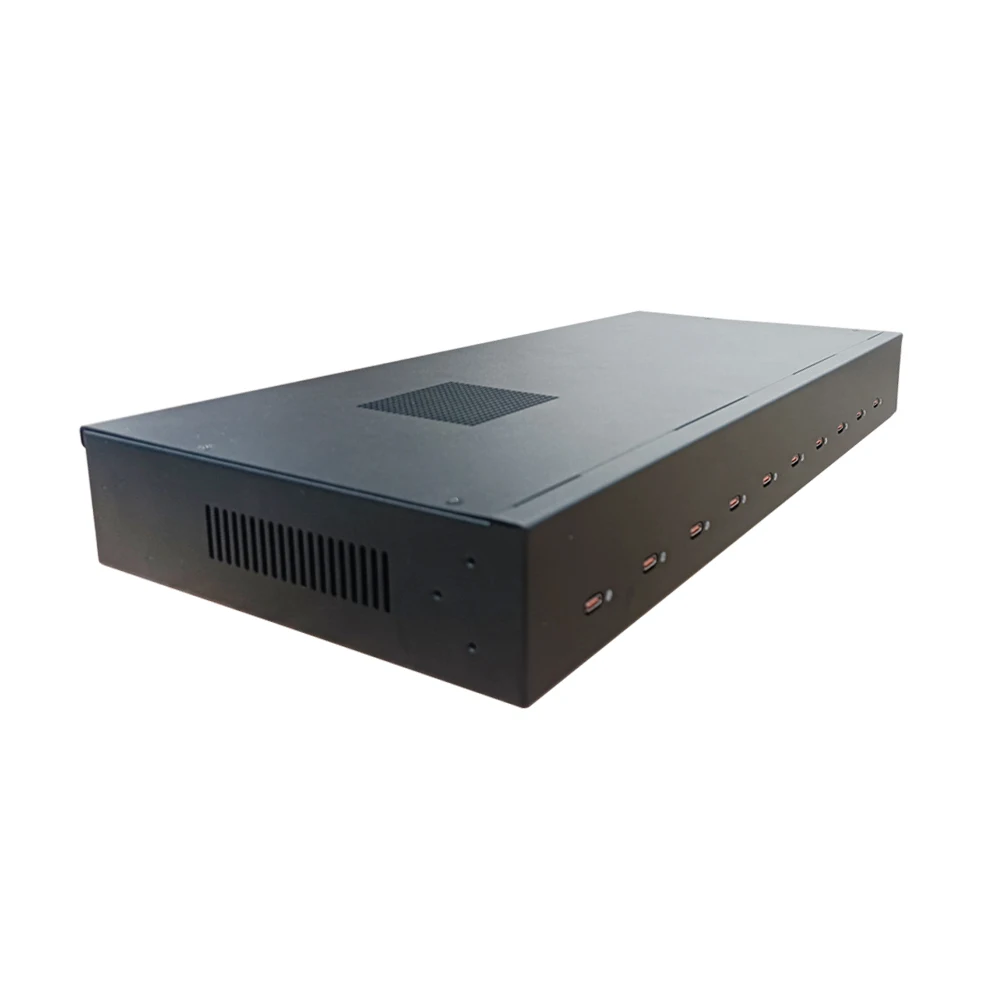 NEW Sipolar EU AU US PLUG C-105PD Metal High Power 10 Ports 600W Power Adapter Built in 65W PD
