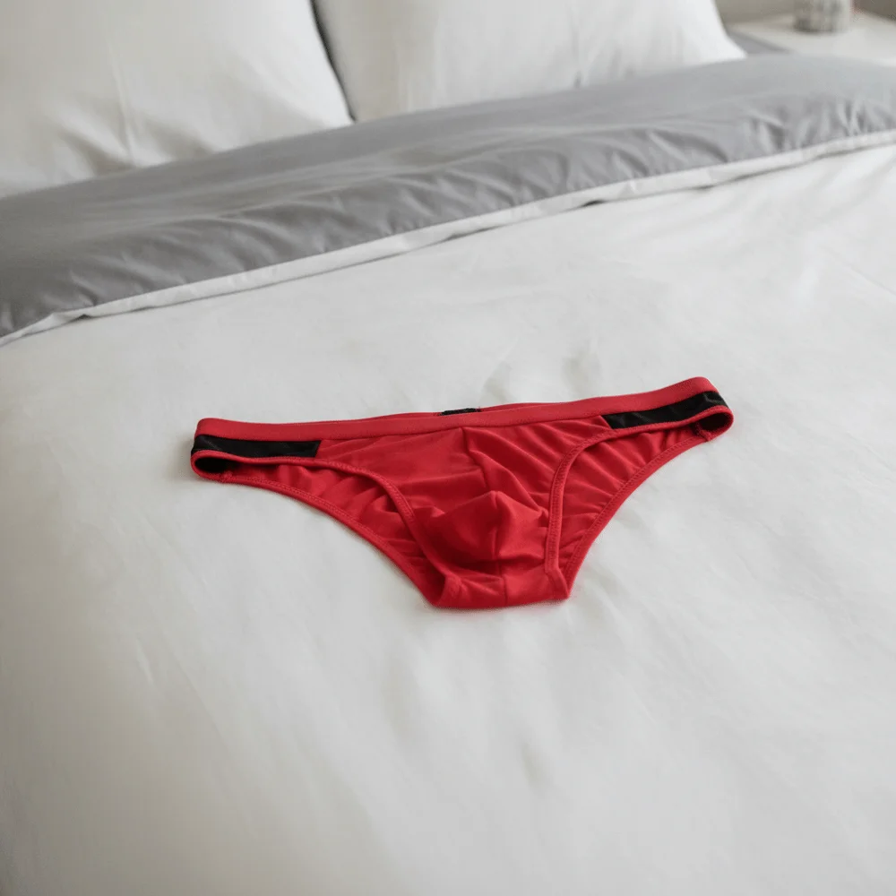 Lingerie Mesh Triangle Panties Transparent Breathable Men Thin Briefs Thin Soft Comfortable Underwear for Men Spring Summer