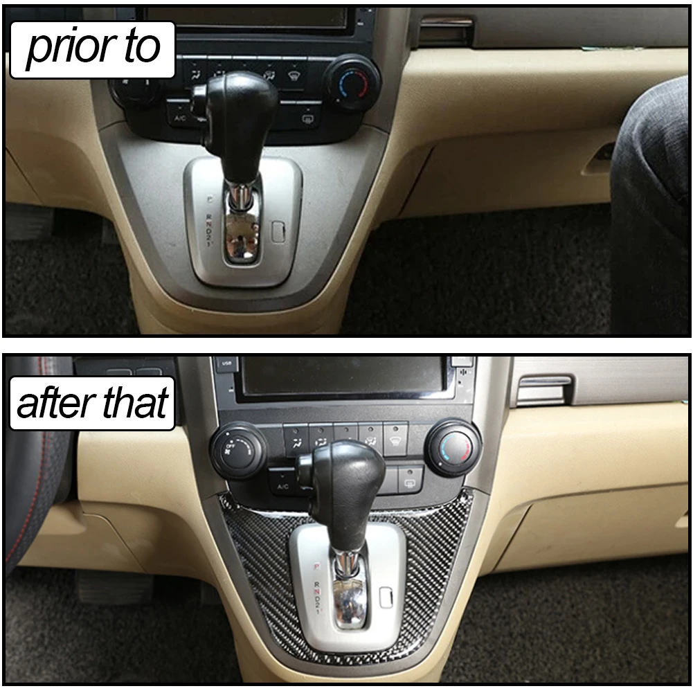 

imitation Carbon Fiber Car Stickers Trim Strip For Honda CRV 2007 2008 2009 2010 2011 Car Interior Decorative Accessories