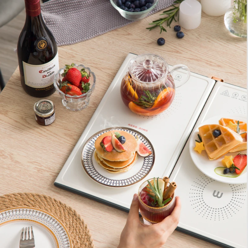 Mofei-Tabla de calentamiento plegable para el hogar, aislamiento de arroz y verduras, multifuncional, cuadrada