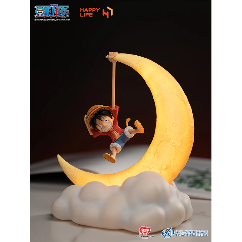 

Искусственное Аниме one piece Luffy, магнитное управление, ночная версия, периферийное настольное украшение для коллекционной игрушки